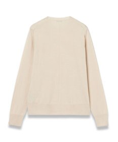 JOSEPH 【洗える】スーパーファインコットンシルク　ラウンドネックニット