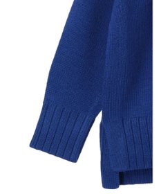 earth music&ecology ウォッシャブル脇スリットクルーネックプルオーバー