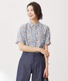 J.PRESS LADIES 【洗える】LIBERTY シャツカラー ブラウス