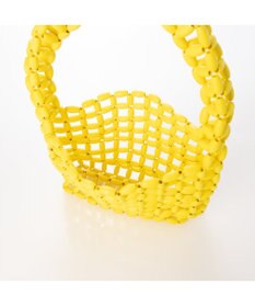UNBILLION カシュカシュ cachecache / カラフルウッドビーズワンハンドル手提げ