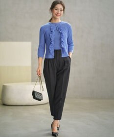 組曲 ライトダブルクロス テーパードパンツ