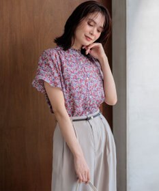 組曲 【先行予約】フラワーガーデンプリント ブラウス