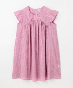 組曲 KIDS 【150-160㎝】ギンガムサッカー ワンピース