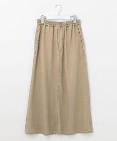 自由区 L 【セット可/洗える】テンセルデニム ロングスカート