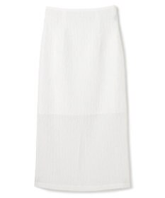 uncrave 【佐藤晴美さん着用】シアー ジャガード タイト スカート