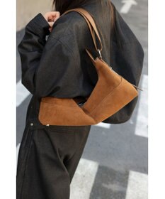 style code 【 通勤使用可能 】 牛革 細身シルエットショルダーバッグ