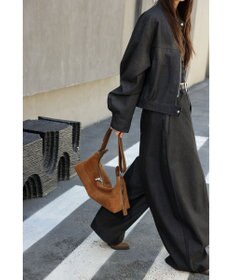 style code 【 通勤使用可能 】 牛革 細身シルエットショルダーバッグ