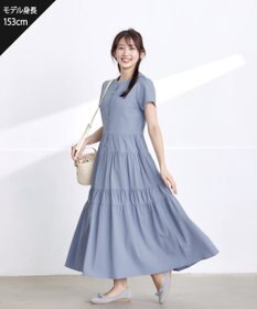 Tiaclasse L 【洗える】 ティアードシャツワンピース