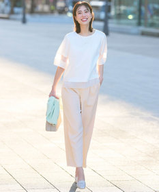 ANY SIS S ベルトセットイージー ワイドパンツ