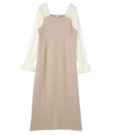 earth music&ecology ショルダードッキングワンピース