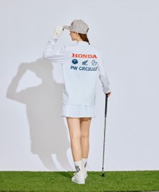 PW CIRCULUS 〈Hondaコラボ〉【UNISEX】 モックネックT ゴルフ