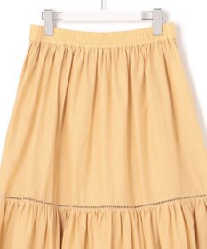 23区 【SLOW/洗える】コットンローン ティアード スカート