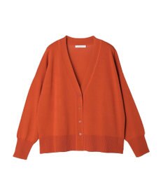 Green Parks 洗える　ステッチ入りＶネックカーディガン