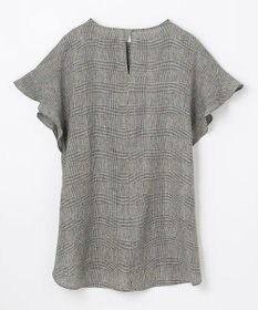 ANY 【洗える】ライトリネンクロスフレアスリーブ ブラウス