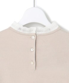 23区 S 【洗える】ヴィスコースストレッチ レースコンビ ニット