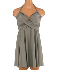 San-ai Resort（三愛水着楽園） ワコール定番商品カップ使用、GHIカップの大きなお胸に対応【グラマラスフィット】クロスワイヤーAライン水着　9D-M　【San-ai Resort（サンアイリゾート）】