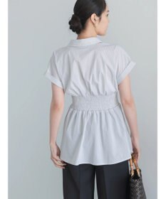 Te chichi 【接触冷感】ターンバックスリーブシャーリングブラウス