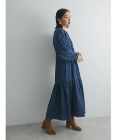 Green Parks armonia. ティアード配色パイピングワンピース