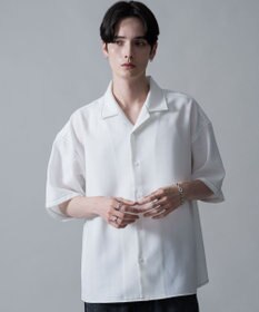 WEGO 【速乾/しわになりにくい/MLサイズ展開】ドライポリオープンカラーシャツ（SS）