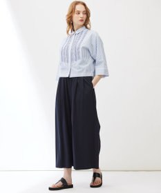 23区 【Indian Factory】コットンポプリン タックディテール シャツ