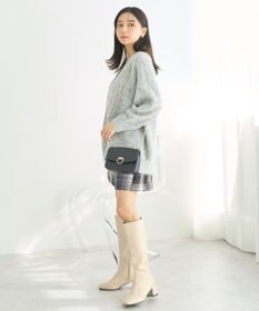 earth music&ecology ふわふわＭＩＸヤーンカーディガン