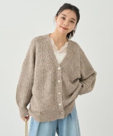 earth music&ecology ふわふわＭＩＸヤーンカーディガン