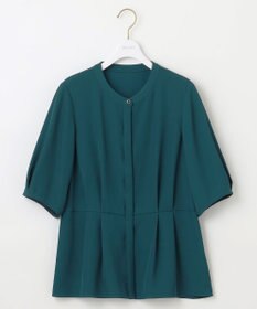 ANY SIS 【接触冷感・UVカット・速乾】コンフォートビューティサテン ブラウス