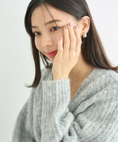 earth music&ecology ふわふわＭＩＸヤーンカーディガン