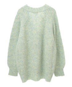 earth music&ecology ふわふわＭＩＸヤーンカーディガン