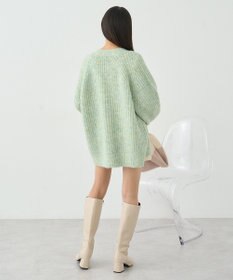 earth music&ecology ふわふわＭＩＸヤーンカーディガン