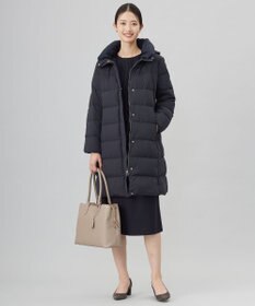 J.PRESS LADIES L 【セットアップ対応】ウールスムース タックディテール ワンピース