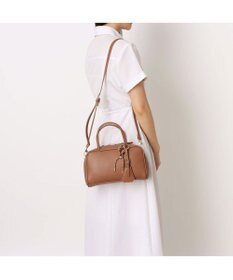 UNBILLION カシュカシュ cachecache / チャーム付横長ボストン