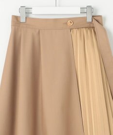 Feroux 【洗える】プリーツコンビ スカート