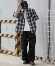 WEGO オンブレチェックシャツ（SS）