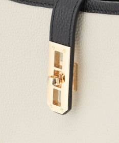 LA BAGAGERIE スクエアレザーミニショルダーバッグ