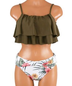 San-ai Resort（三愛水着楽園） 【SALE】フリルトップス３点セット　9M　【San-ai Resort（サンアイリゾート）】