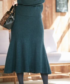 ANY SIS 【セットアップ対応】Puresleekマーメイドニット スカート