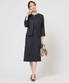 J.PRESS LADIES L OXIJEWEL ストレッチ ワンピース