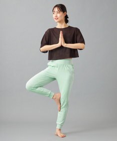 Chacott Chacott BALANCE シアーリブバックシャンTシャツ