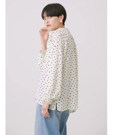 AMERICAN HOLIC ギャザーラグランサテンブラウス