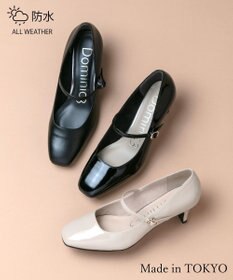 Dominic3 晴雨兼用 メリージェーン レザーパンプス