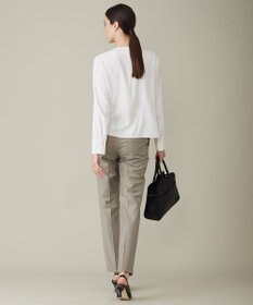 ICB 【洗える】 ストレッチジョーゼット カシュクールブラウス