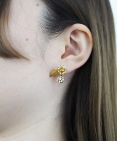 monshiro 【スワロフスキー】アリウムプチ ピアス