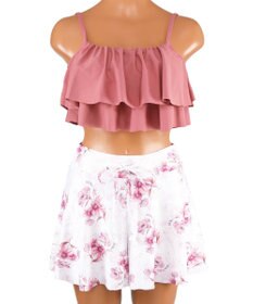 San-ai Resort（三愛水着楽園） 【SALE】フリルトップス３点セット　9M　【San-ai Resort（サンアイリゾート）】