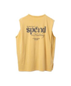 WEGO ヴィンテージウォッシュタックノースリーブT