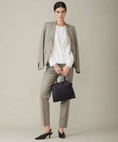 ICB 【洗える】 ストレッチジョーゼット カシュクールブラウス