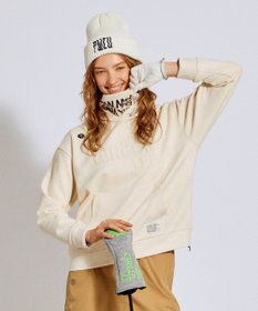 PW CIRCULUS 2025 NEW！【手洗い洗濯可】【WOMEN】スエードライク デタッチャブルフーディ ゴルフウェア レディース