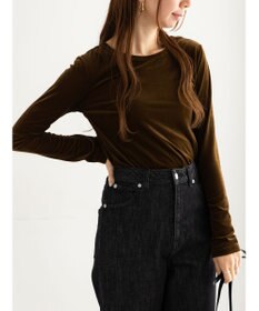 Te chichi シアーベロアトップス《2025Autumn catalog vol.2 item》