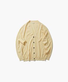 ATON COTTON WASHI KNIT | オーバーサイズニットカーディガン - UNISEX