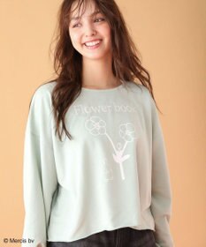 Green Parks Ｍｉｆｆｙ／フラワープリントミニ裏毛プルオーバー